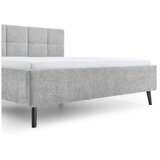 Meise M&amp;ouml;bel Sivi tapecirani bračni krevet bez podnice 180x200 cm Nova &amp;ndash; Slike