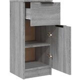  Komoda 2 kosa siva sonoma 30x30x70 cm konstruiran les, (21073347) | Shoptok.si