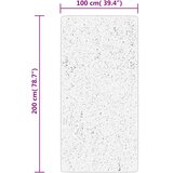  Tepih HUARTE kratkih vlakana meki i perivi antracit 100x200 cm | shoptok.hr