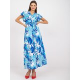 Italy Moda Dress-DHJ-SK-13203-1.03X-White-Blue | shoptok.hr