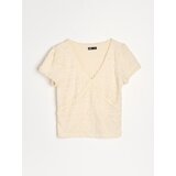 Sinsay Crop top s ukrasnom čipkom | shoptok.hr