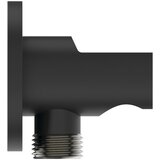 Ideal Standard Mat črno kovinsko držalo za glavo za prhanje Silk Black – | Shoptok.si