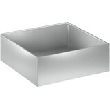  Vrtna saksija 2 kom. Srebrna 40 x 40 x 20 cm Pocinčani čelik | shoptok.hr