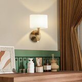  Brilagi - LED zidna lampa DAYA 1xE14/40W/230V + LED/3W bela/mat hrom | Eponuda.com