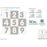  Edukativna podloga za igru - puzzle s brojevima - sivo/bijela Cene