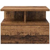  Lebdeća noćna ormarić s ladicama Staro drvo 40 x 31 x 28 cm | Eponuda.ba