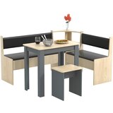 MID.YOU Kotna Garnitura Esal, Siva, Hrast | Shoptok.si