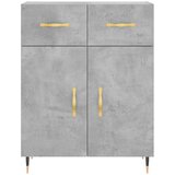  Visoka komoda siva betona 69,5x34x180 cm od konstruiranog drva | shoptok.hr