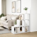Pregrada za sobe s 3 etaže, bijela, 99x29x99 cm, od inženjerskog drva | shoptok.hr