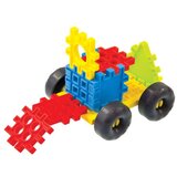  Majhne kocke - plastična konstrukcijska igrača s kolesi - 100 kosov | Shoptok.si