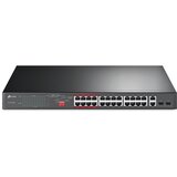 Tp-link 24-Port 10 /100Mbps + 2-Port Gigabit Unmanaged PoE+ Switch | shoptok.hr