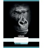 NEBULO uvezana četverokutna bilježnica s motivom gorile 87-32 A/4 | shoptok.hr