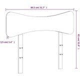 vidaXL Uzglavlje bijelo 75 cm od masivne borovine | shoptok.hr