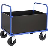 Kongamek ploski voziček KM33, visoko ohišje, dxš 1000 x 700 mm, 2 vrtljivi in 2 fiksni kolesi | Shoptok.si
