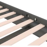  Okvir za krevet od masivnog drva sivi 75 x 190 cm mali | shoptok.hr