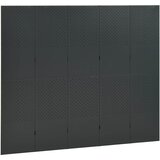  Sobne pregrade s 5 panela 2 kom antracit 200 x 180 cm čelične - Antracit 200 x 180 cm 2 | shoptok.hr