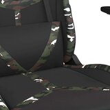  Masažni gaming stol z oporo za noge črn in kamuflažen um. usnje, (21152250) | Shoptok.si
