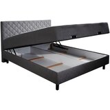 Boxxx POSTELJA Z VZMETNICO 160 cm x 200 cm , les, tekstil siva | Shoptok.si