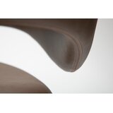 DAN-FORM Denmark Temno rjav jedilni stol iz umetnega usnja Zone – | Shoptok.si