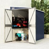 vidaXL Vrtna lopa antracitna 118x194x178 cm jeklo Cene