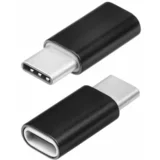 Mobiline Adapter micro USB -> USB Type-C za črni