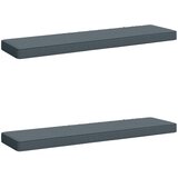  Jastučići za klupe - 2 dijela VUGHT 2 pcs 100% poliester Plava | shoptok.hr
