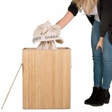  Košara za rublje od bambusa ecru | shoptok.hr