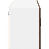 vidaXL Stenska kuhinjska omarica s polico Rjav hrast 80 x 31 x 40 cm | Shoptok.si