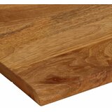 Stolna ploča 90x80x2,5 cm od masivnog drva manga sa živim rubom | shoptok.hr