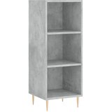  Visoka komoda siva betona 34,5x34x180 cm od konstruiranog drva Slike