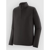 Patagonia Cap LW Zip Neck Base Layer Top black Cene