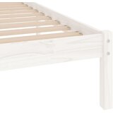  Okvir za krevet bijeli od masivnog drva 90 x 190 cm mali | shoptok.hr