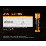 Fenix FE21700USB - 1 kom USB punjiva baterija 3,6 V 5000 mAh | Eponuda.com