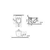 Vitra Konzolna wc šolja VITRA Mia Round SmoothFlush (7510B003-0075) | Eponuda.com