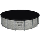 Bestway Bazen s okvirom Steel Pro Max (Ø x V: 488 x 122 cm, Siva, 19.500 l) | shoptok.hr