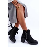 Boto Women's Classic Limoso Black Suede Boots | shoptok.hr