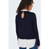 Only Pulover 'ONLDOLLY' nočno modra / bela | Shoptok.si