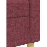  3-dijelni set sofa crvena boja vina od tkanine | shoptok.hr