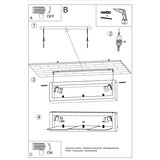  Brilagi - LED plafonsko svetlo HERA 2xE27/7,5W/230V belo | Eponuda.com