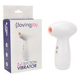 Loving Joy Klitoralni Stimulator 2in1 White | Shoptok.si