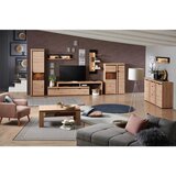 Mömax Vitrina Nyon, Barva Hrasta, Črna, Led | Shoptok.si