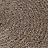 vidaXL Ručno rađeni tepih od jute okrugli 150 cm sivi | shoptok.hr