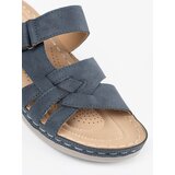 SEASTAR Blue women's flip-flops with a decorative flower | Shoptok.si