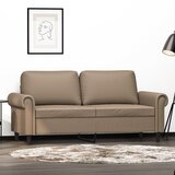 The Living Store Dvosed kapučino barve 140 cm umetno usnje - Kavč Dvosed, (21661490) | Shoptok.si