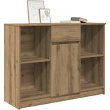  Komoda s ladicama artisan hrast 101x35x76 cm konstruirano drvo | shoptok.hr