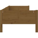  Dnevni ležaj od masivne borovine smeđa boja meda 90 x 190 cm | shoptok.hr