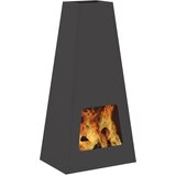  Kamin Crna Veličina 50 x 35 x 100 cm Čelik | shoptok.hr