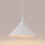 Sollux Lighting SL.1325 - visilica na sajli zuma 1xE27/15W/230V prečnika 30 cm bela | Eponuda.com