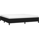  Posteljni okvir črn 200x200 cm blago, (20684614) | Shoptok.si