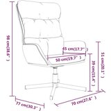  Stol za sproščanje črno umetno usnje, (20698969) | Shoptok.si